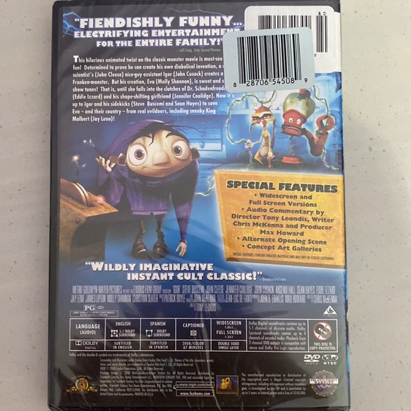 New boys dvd movie bundle includes scooby doo & the circus monsters - Picture 7 of 7